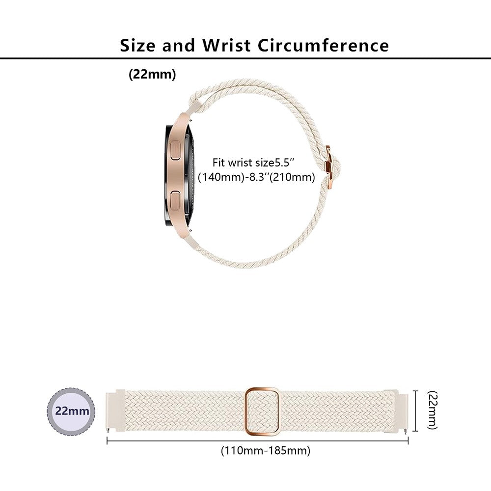 Super Stylish Smartwatch Nylon Universel Strap - Multicolor#serie_17