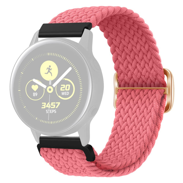 Absolutely Stylish Samsung Smartwatch Nylon Universel Strap - Pink#serie_19