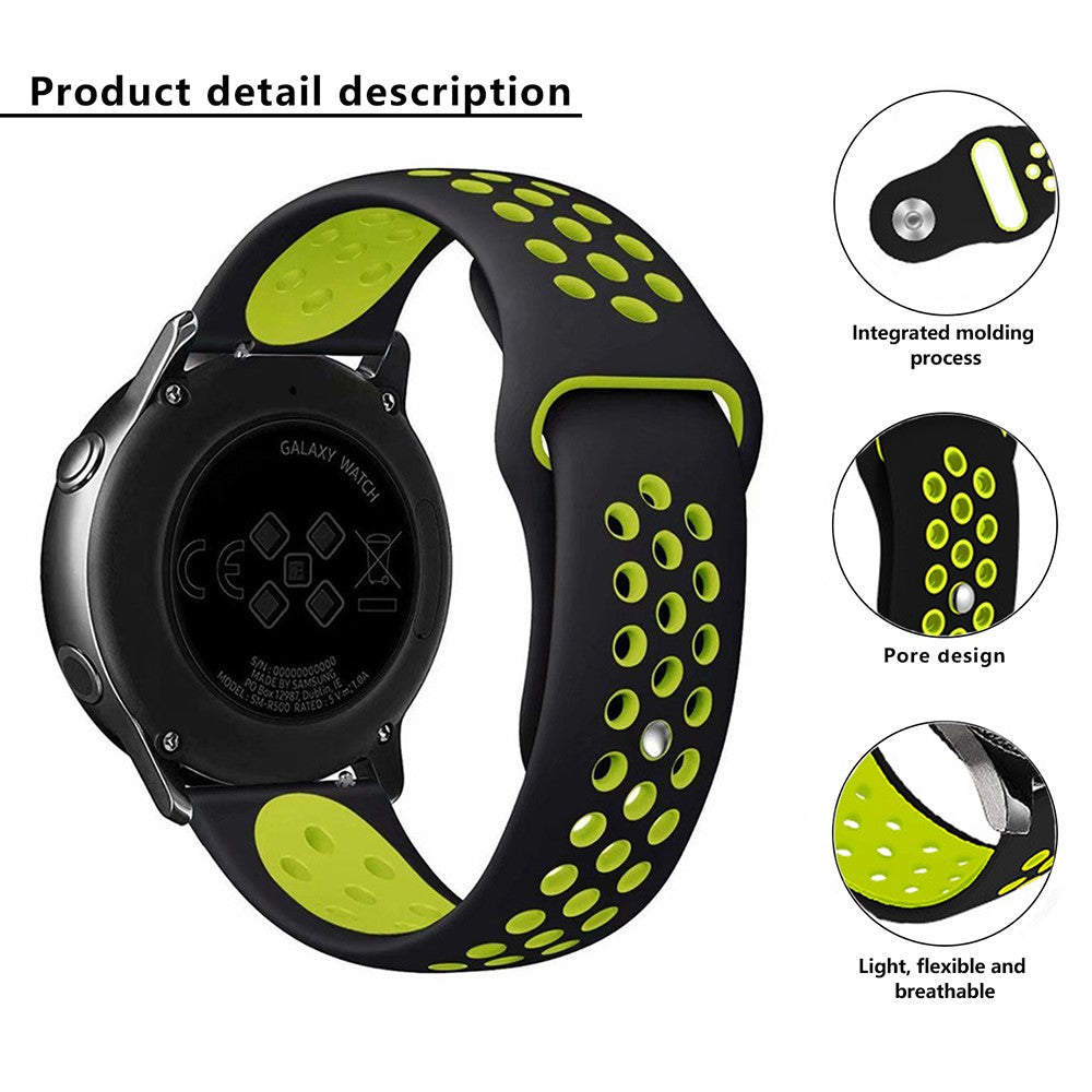 Mega Delightful Smartwatch Silicone Universel Strap - Green#serie_7