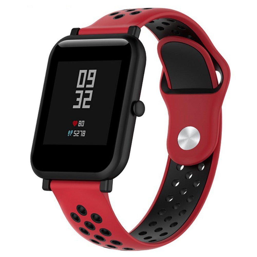 Mega Delightful Smartwatch Silicone Universel Strap - Red#serie_8