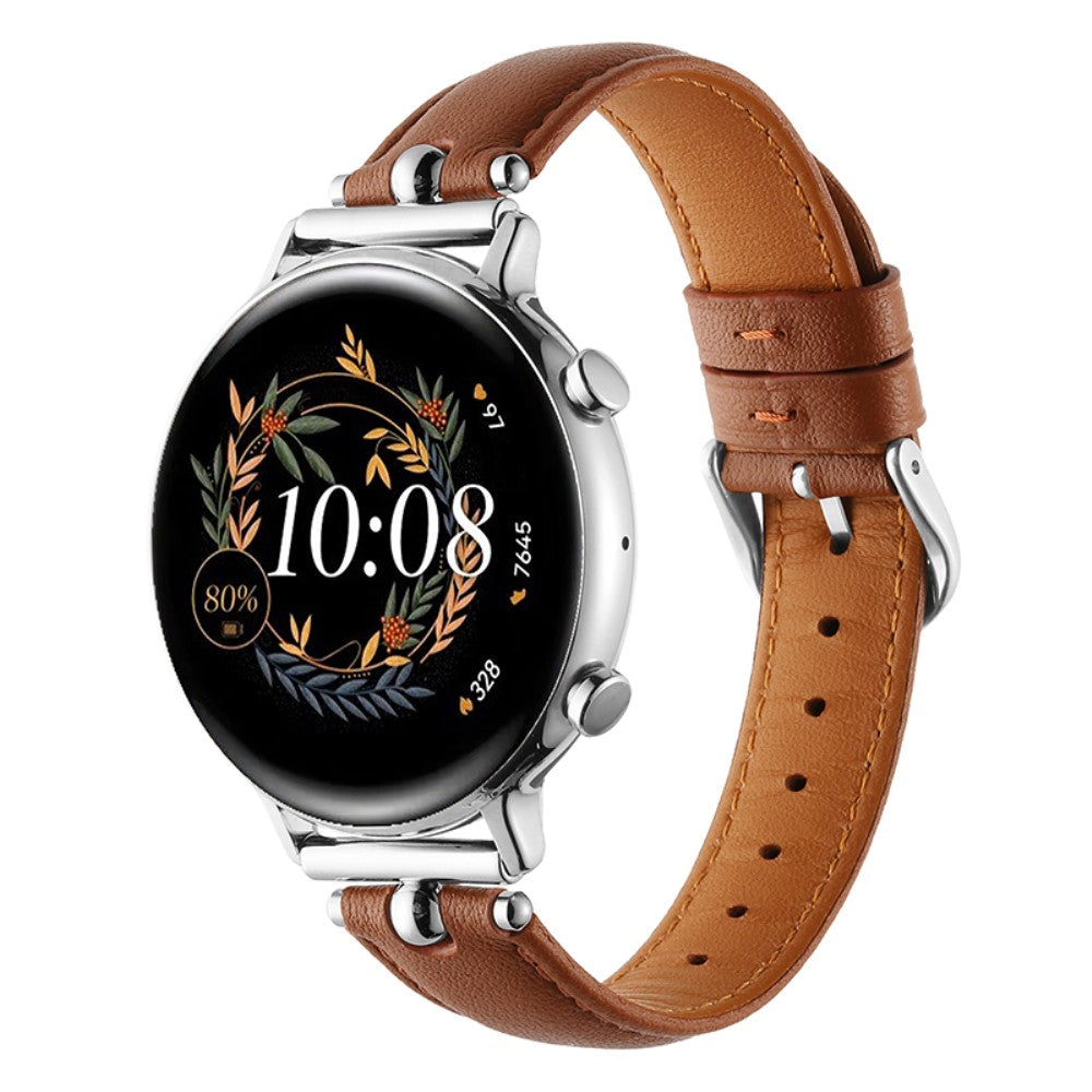 Samsung Galaxy Watch 5 Pro / Samsung Galaxy Watch 6 Classic (47mm) Genuine Leather Universel Strap - Brown#serie_10