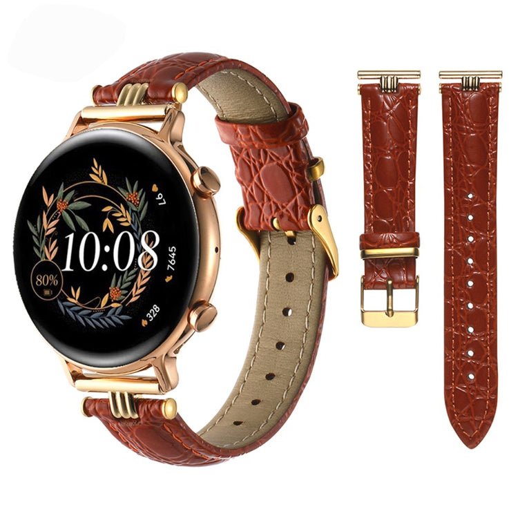 Super Agreeable Smartwatch Pu Leather Universel Strap - Brown#serie_4