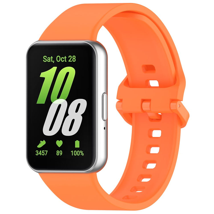 Sweet Samsung Galaxy Fit 3 Silicone Strap - Orange#serie_3