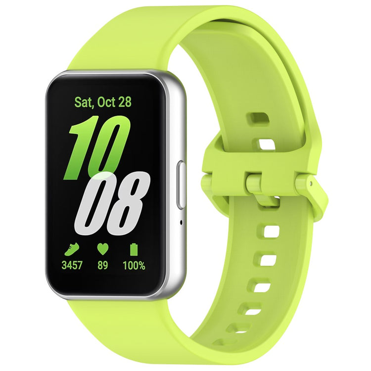 Sweet Samsung Galaxy Fit 3 Silicone Strap - Green#serie_9