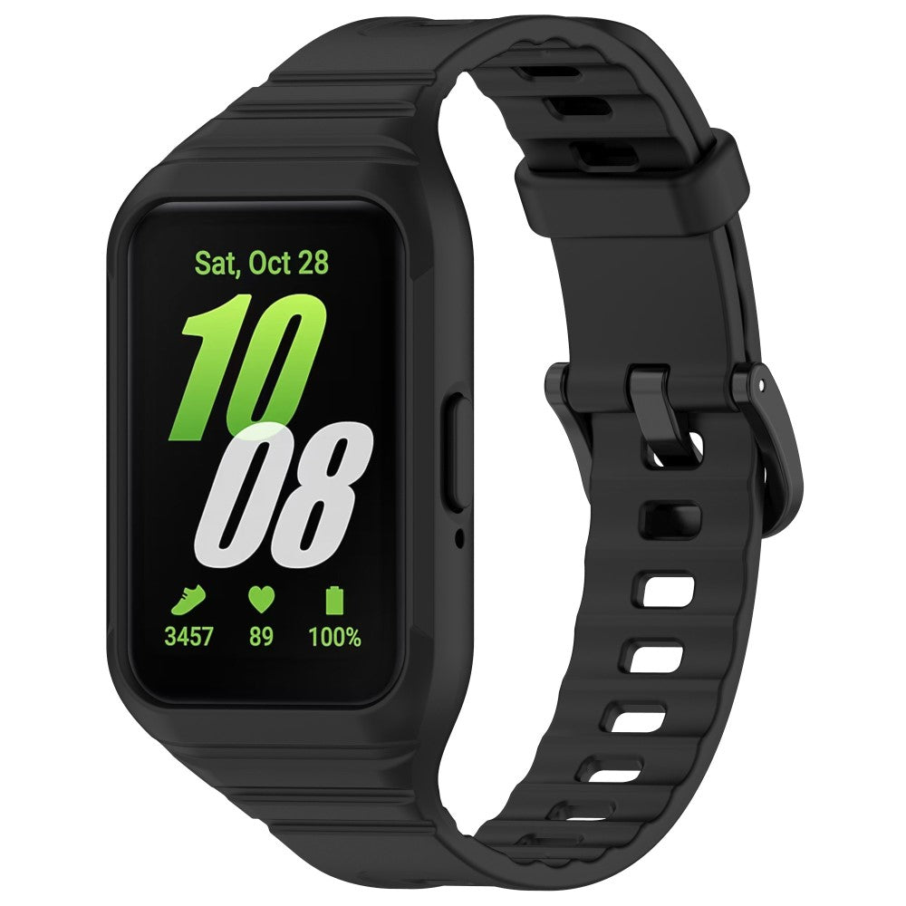 Exquisite Samsung Galaxy Fit 3 Silicone Strap - Black#serie_2