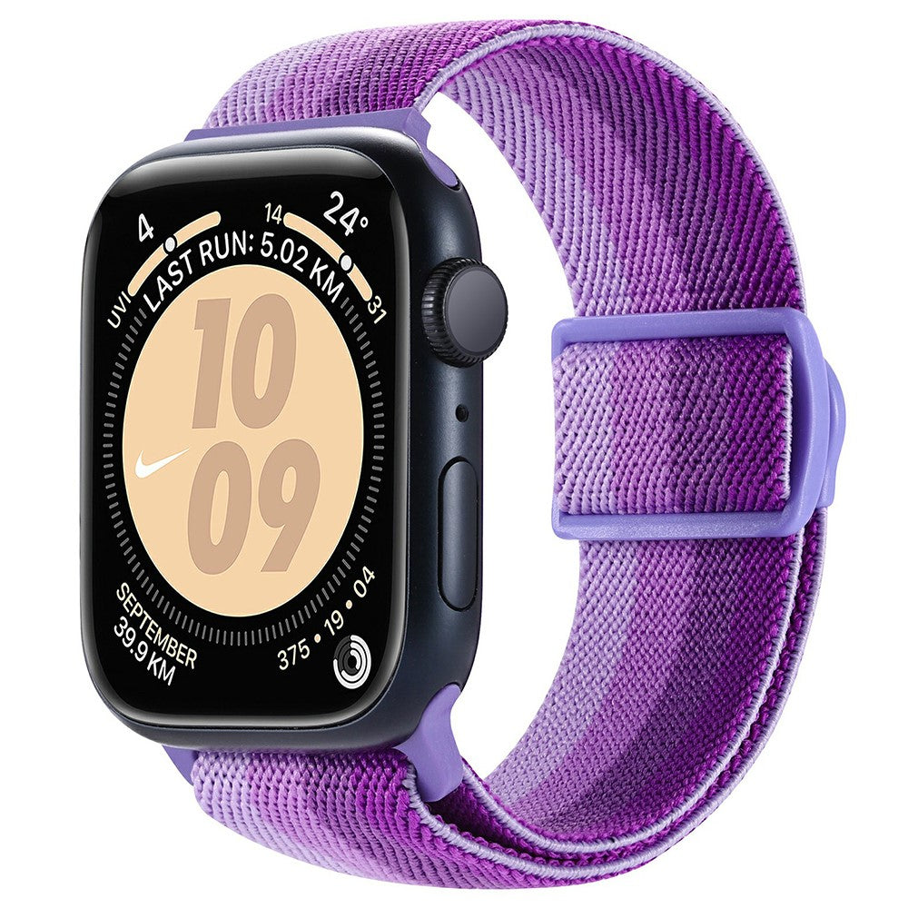 Super Stylish Apple Smartwatch Nylon Universel Strap - Purple#serie_15