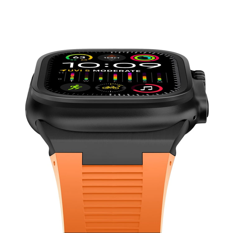 Remarkably Neat Apple Smartwatch Silicone Universel Strap - Orange#serie_1