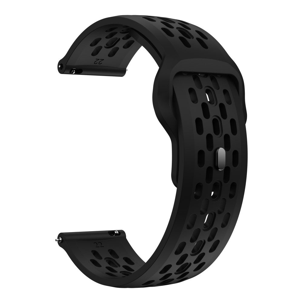 Incredibly Agreeable Smartwatch Silicone Universel Strap - Black#serie_4