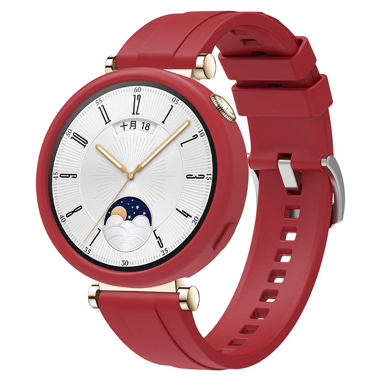 Absolutely Agreeable Huawei Watch GT 4 41mm Silicone Strap - Red#serie_5