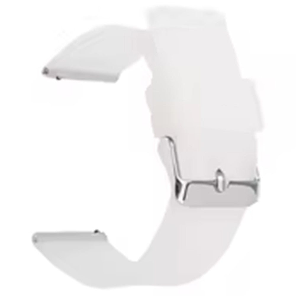 Remarkably Stylish 20mm Silicone Strap - White#serie_12