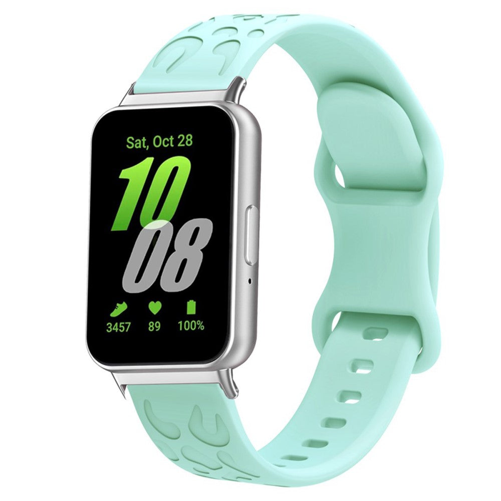 Remarkably Lovely Samsung Galaxy Fit Silicone Strap - Green#serie_8