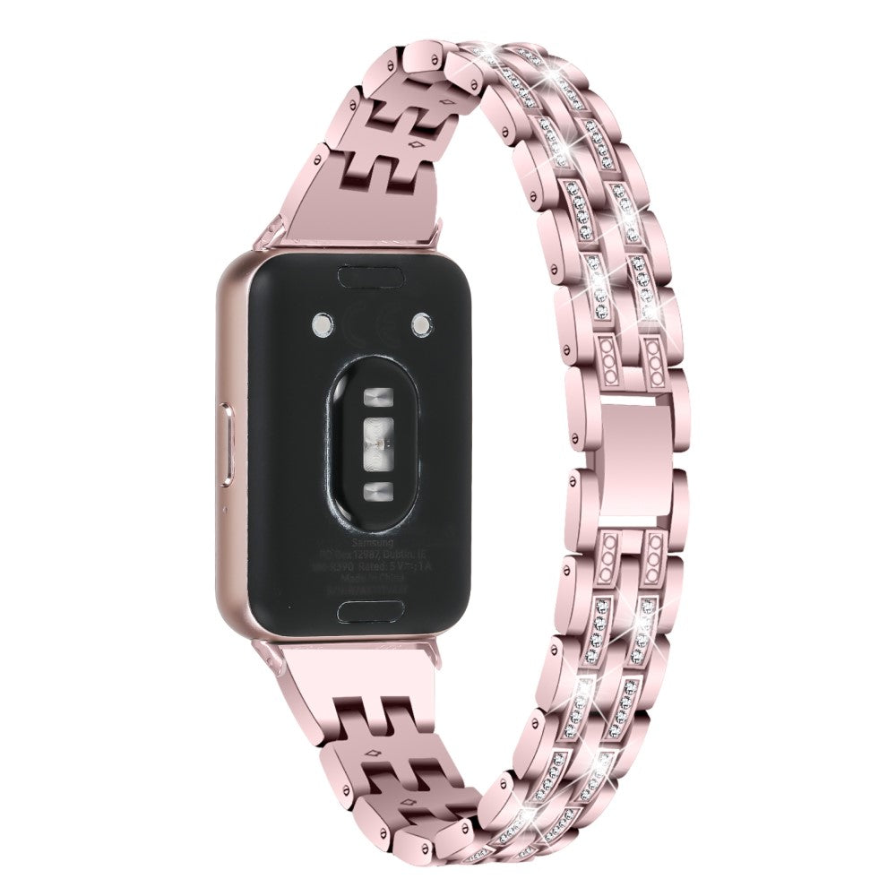 Very Fashionable Samsung Galaxy Fit 3 Rhinestone Strap - Pink#serie_4