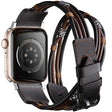Mega Fint Apple Smartwatch Äkta Läder Universell Armband