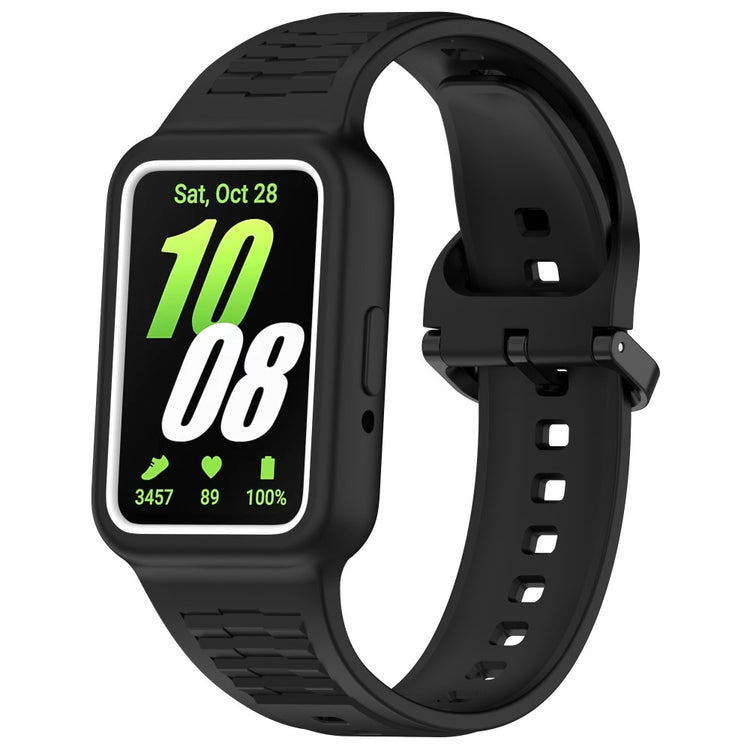 Remarkably Beautiful Samsung Galaxy Fit 3 Silicone Strap - Black#serie_1