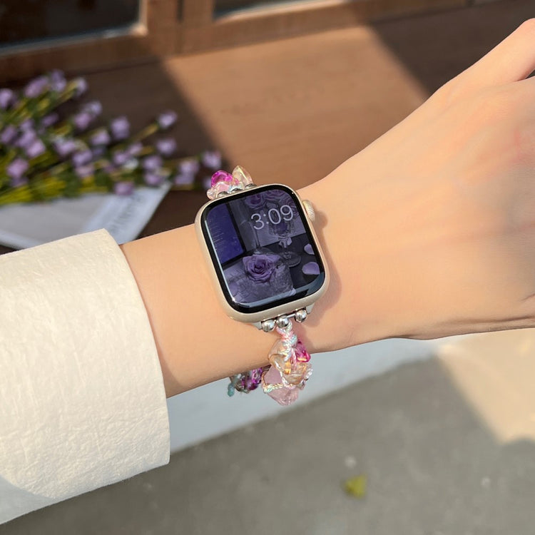 Really Beautiful Apple Smartwatch Stone Universel Strap - Purple#serie_5