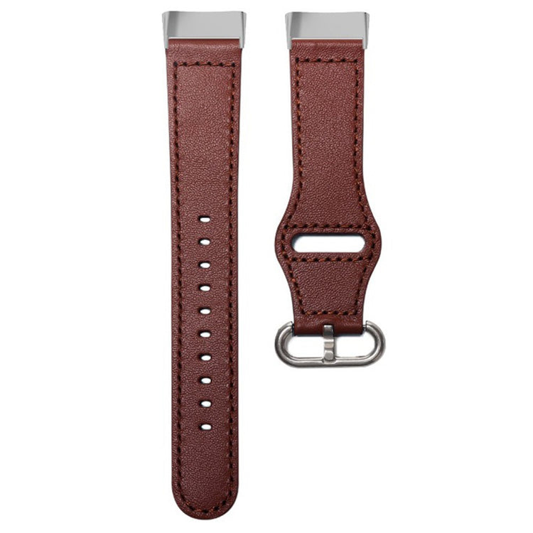 Wonderful Fitbit Smartwatch Genuine Leather Universel Strap - Brown#serie_3