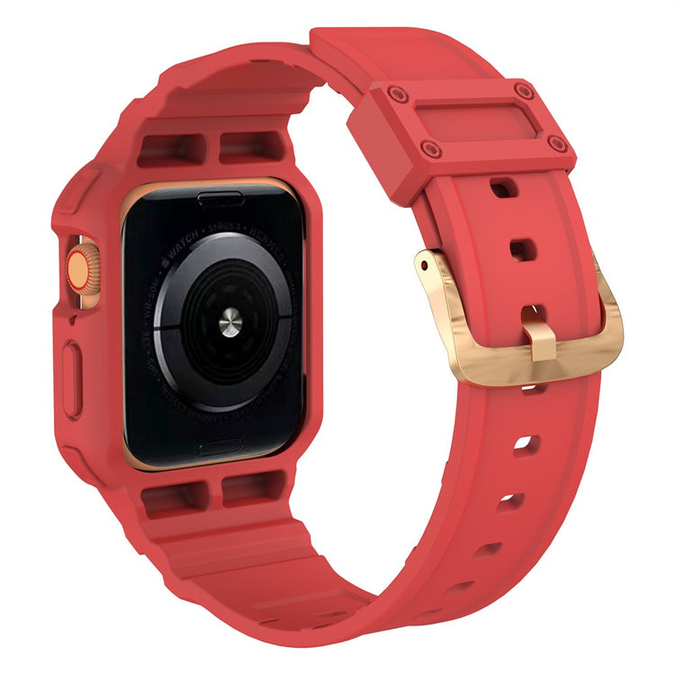 Mega Delightful Apple Smartwatch Silicone Universel Strap - Red#serie_3