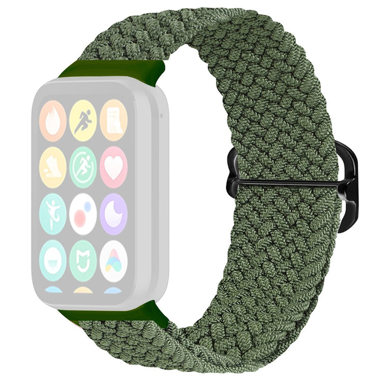 Stylish Xiaomi Redmi Watch 4 Nylon Strap - Green#serie_10