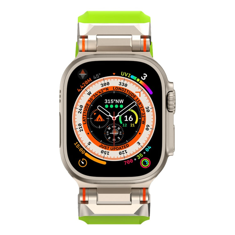 Cool Apple Smartwatch Silicone Universel Strap - Green#serie_6