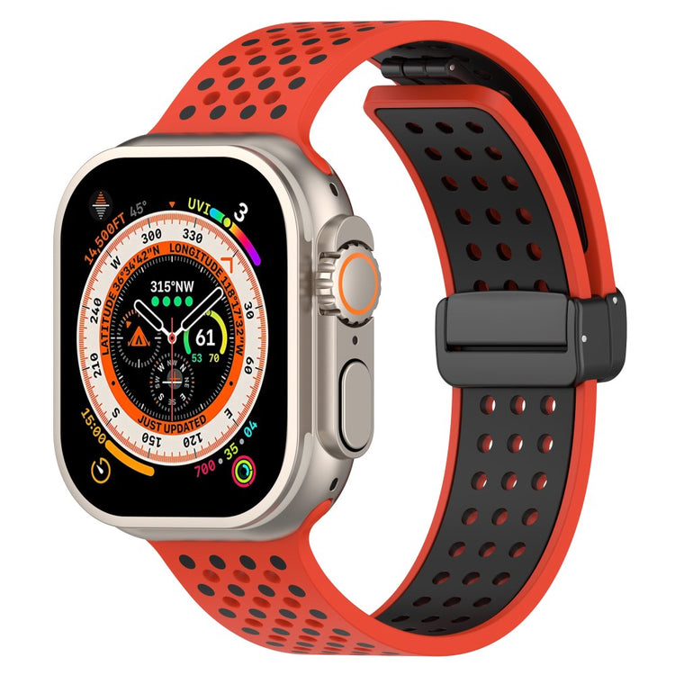 Mega Nice Apple Smartwatch Silicone Universel Strap - Red#serie_1