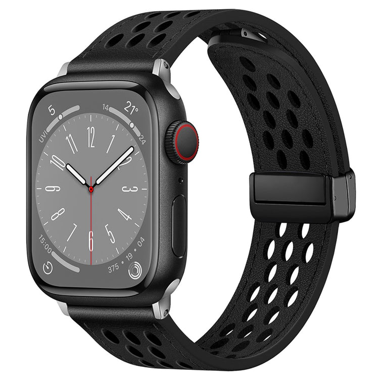 Mega Fantastic Apple Smartwatch Pu Leather Universel Strap - Black#serie_1