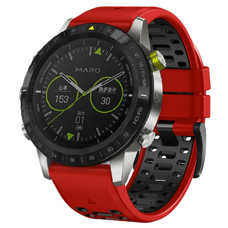 Superb Garmin Smartwatch Silicone Universel Strap - Red#serie_7