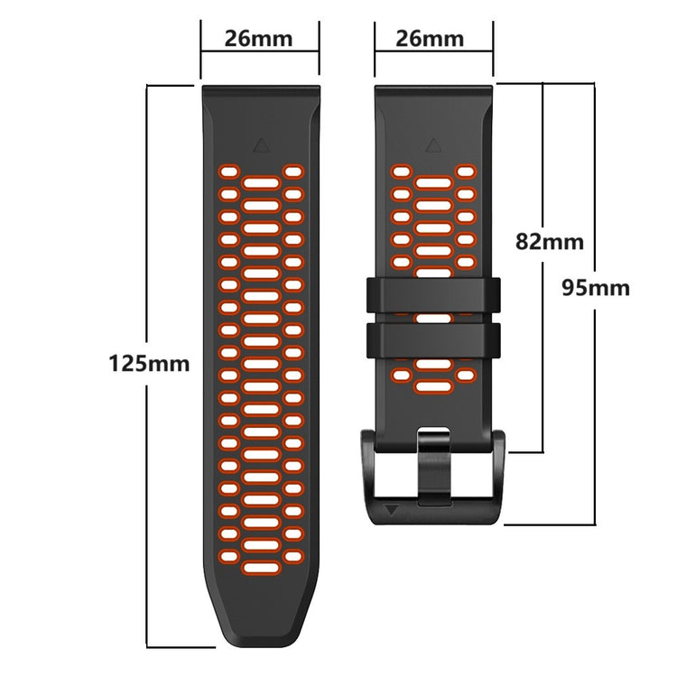 Comfortable Garmin Smartwatch Silicone Universel Strap - Green#serie_8