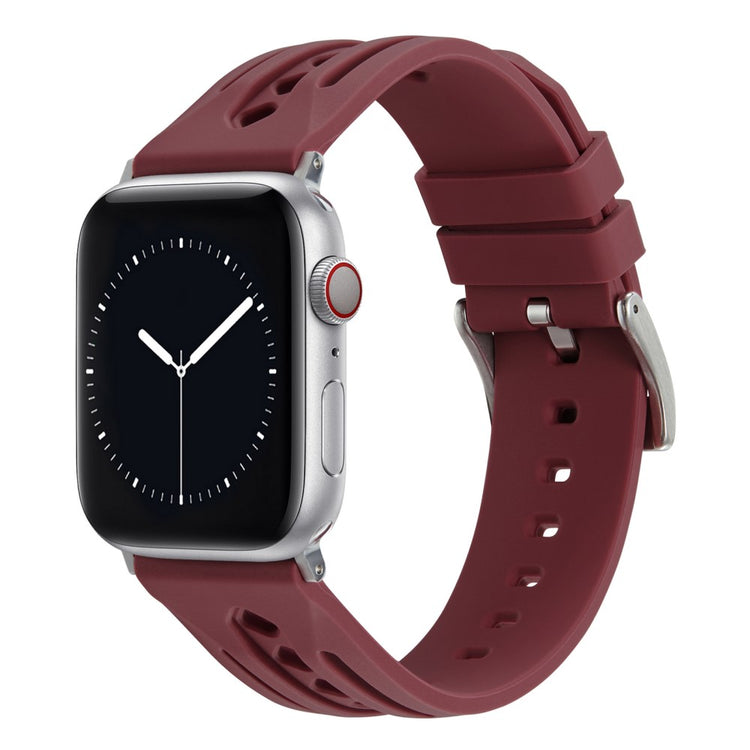 Mega Pleasant Apple Smartwatch Silicone Universel Strap - Red#serie_1