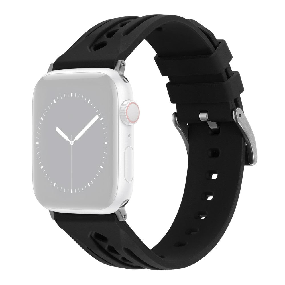 Durable Apple Smartwatch Silicone Universel Strap - Black#serie_4