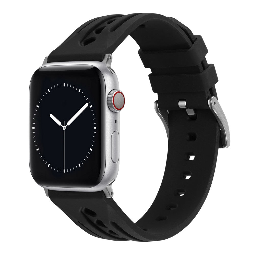 Durable Apple Smartwatch Silicone Universel Strap - Black#serie_4