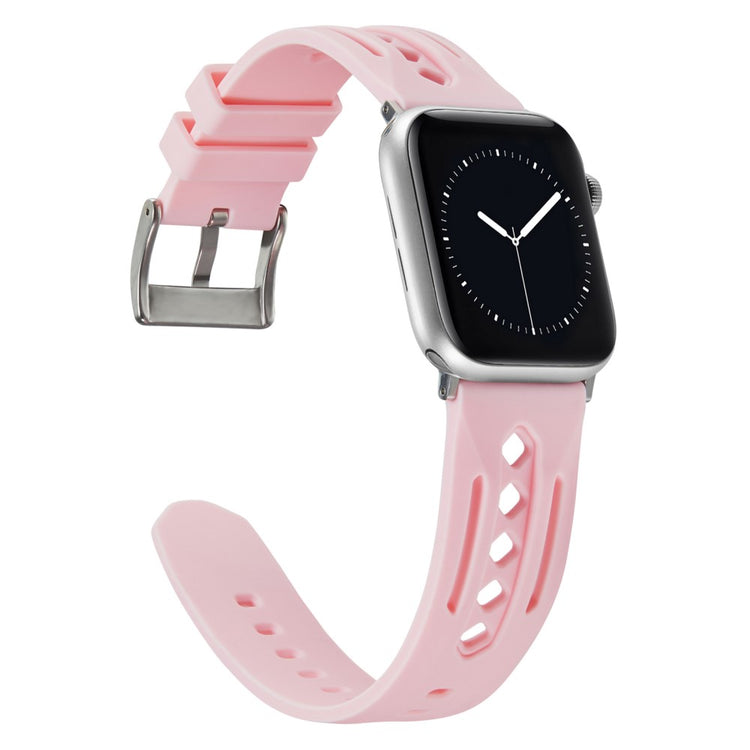 Apple Watch Series 41mm - 40mm - 38mm Watch Strap Hollow Silicone Band - Pink#serie_9