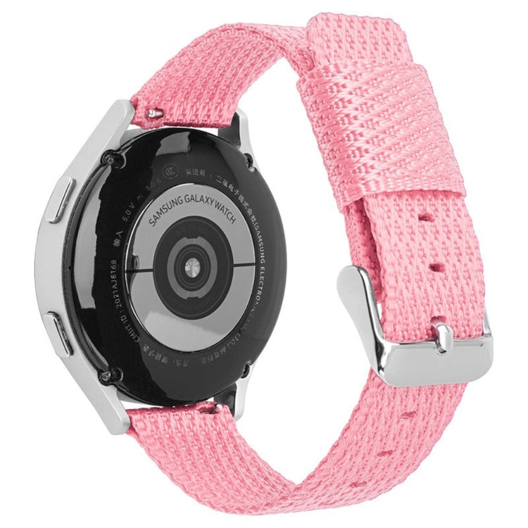 Huawei Watch GT 3 42mm / Watch GT 3 Pro 43mm Wrist Strap 20mm Texture Nylon Watch Strap - Deep Pink / Grid#serie_14