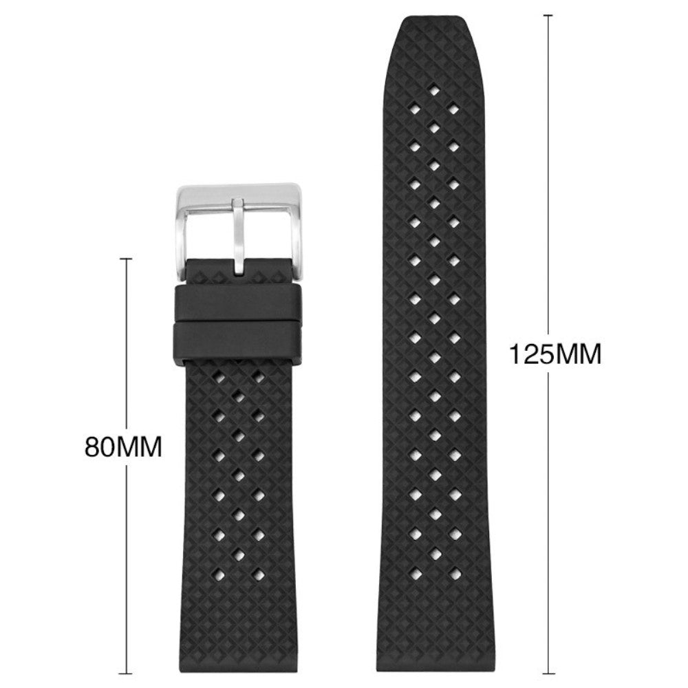 Brilliant Smartwatch Silicone Universel Strap - Black#serie_1