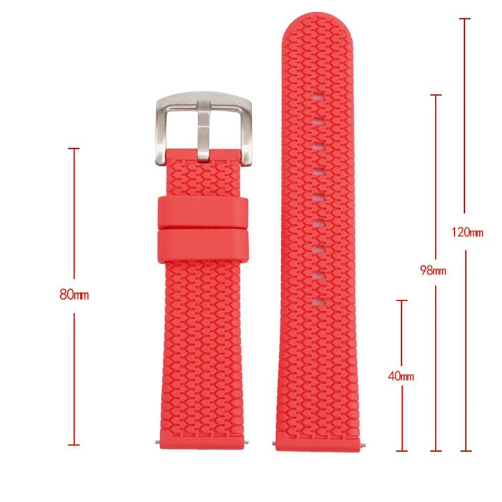 Incredibly Agreeable Smartwatch Silicone Universel Strap - Red#serie_14