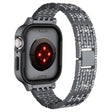 Apple Smartwatch Metall Och Strass Universell Armband