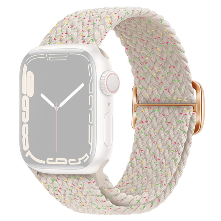 Apple Watch Ultra 2 Ultra 49mm / 9 8 7 45mm / 6 5 4 SE (2023) SE (2022) SE 44mm / 3 2 1 42mm Strap Nylon Braided Watch band  - Starlight Color Dots#serie_23