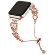 Apple Smartwatch Metall Och Strass Universell Armband