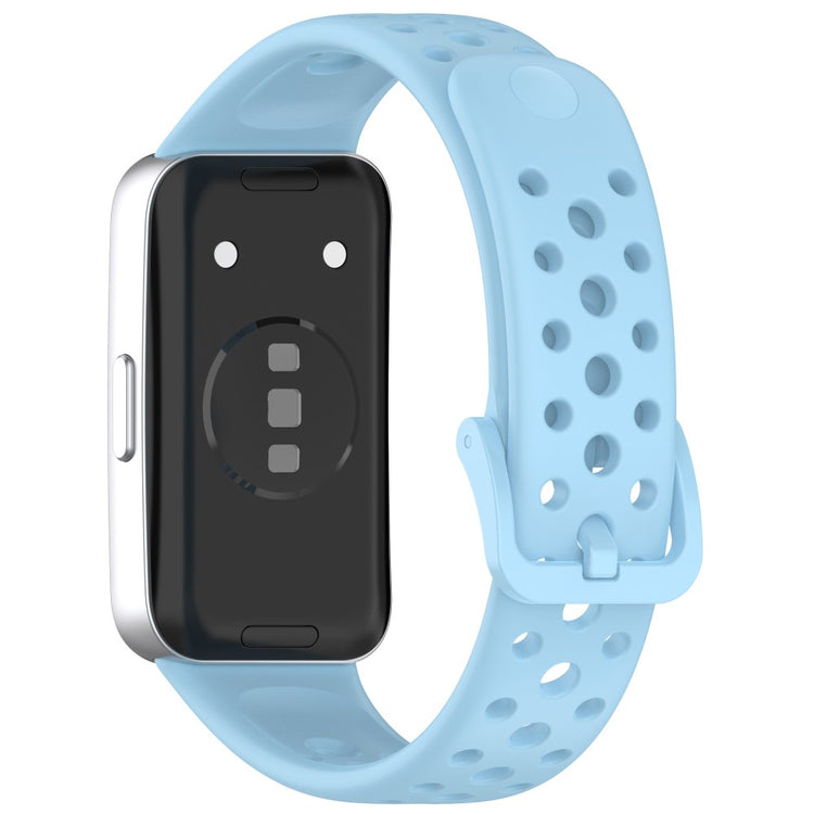 Huawei band 9 / 9 NFC / 8 / 8 NFC Breathable Holes Replacement bandsilicone Watch Strap - Baby Blue#serie_15