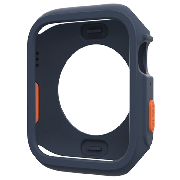 Apple Watch Series 4 / 5 / 6 / SE / SE (2022) 44mm / 7 / 8 / 9 45mm Drop Protection Flexible Watch Frame Case - Blue#serie_5