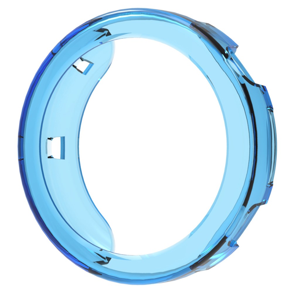 Huawei Watch GT 5 41mm Watch Case Half Cover Flexible Protective Watch Frame - Transparent Blue#serie_4