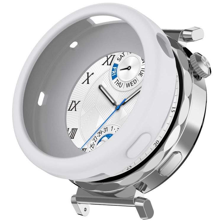 Huawei Watch GT 5 Pro 42mm Case Soft Silicone Protective Frame Cover - Grey#serie_9