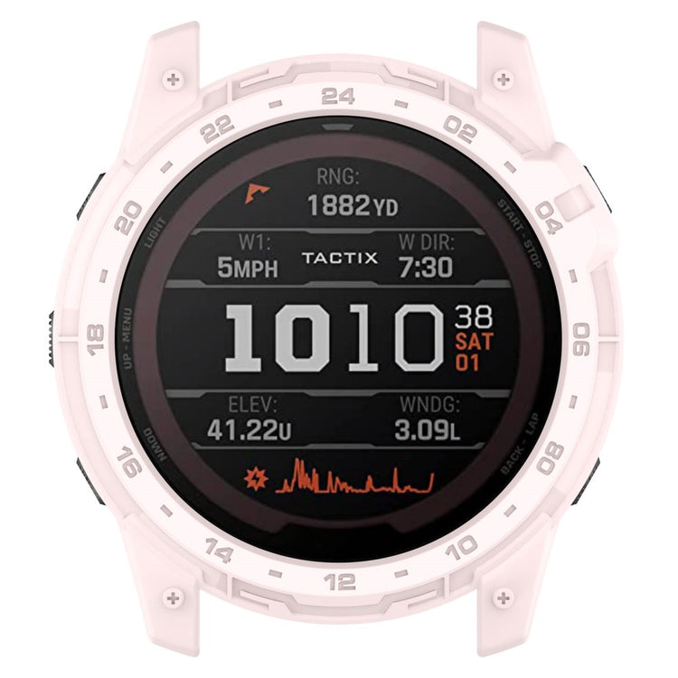 Beskyttende Silikone Bumper passer til Garmin Tactix 7 - Pink#serie_4