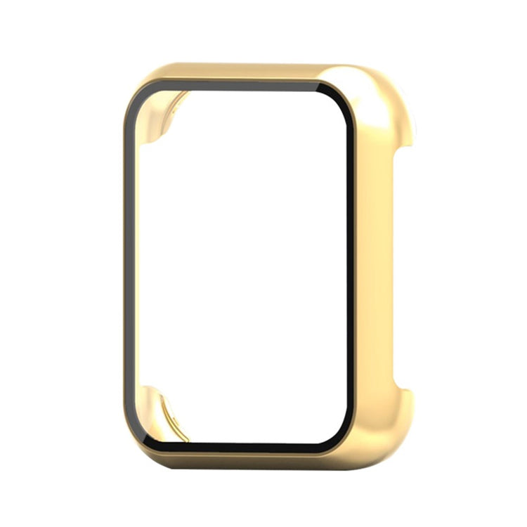 Mega Flot Cover med Skærmbeskytter i Silikone og Glas passer til Oppo Watch 3 - Guld#serie_6