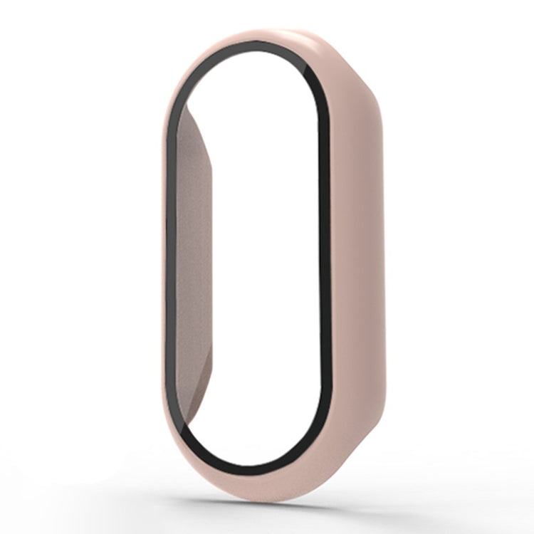 Mega Fed Cover med Skærmbeskytter i Silikone passer til Xiaomi Smart Band 8 - Pink#serie_2