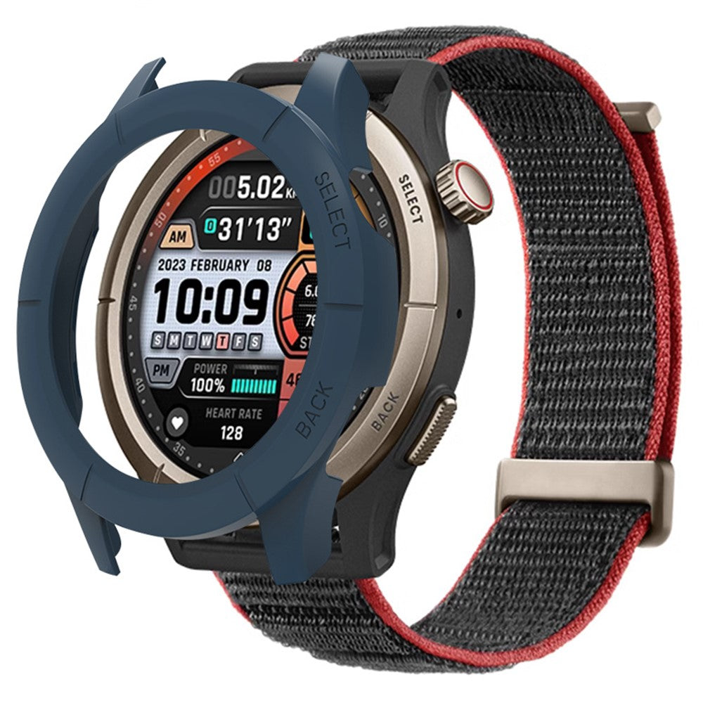 Silikone Bumper passer til Amazfit Cheetah Pro - Blå#serie_6