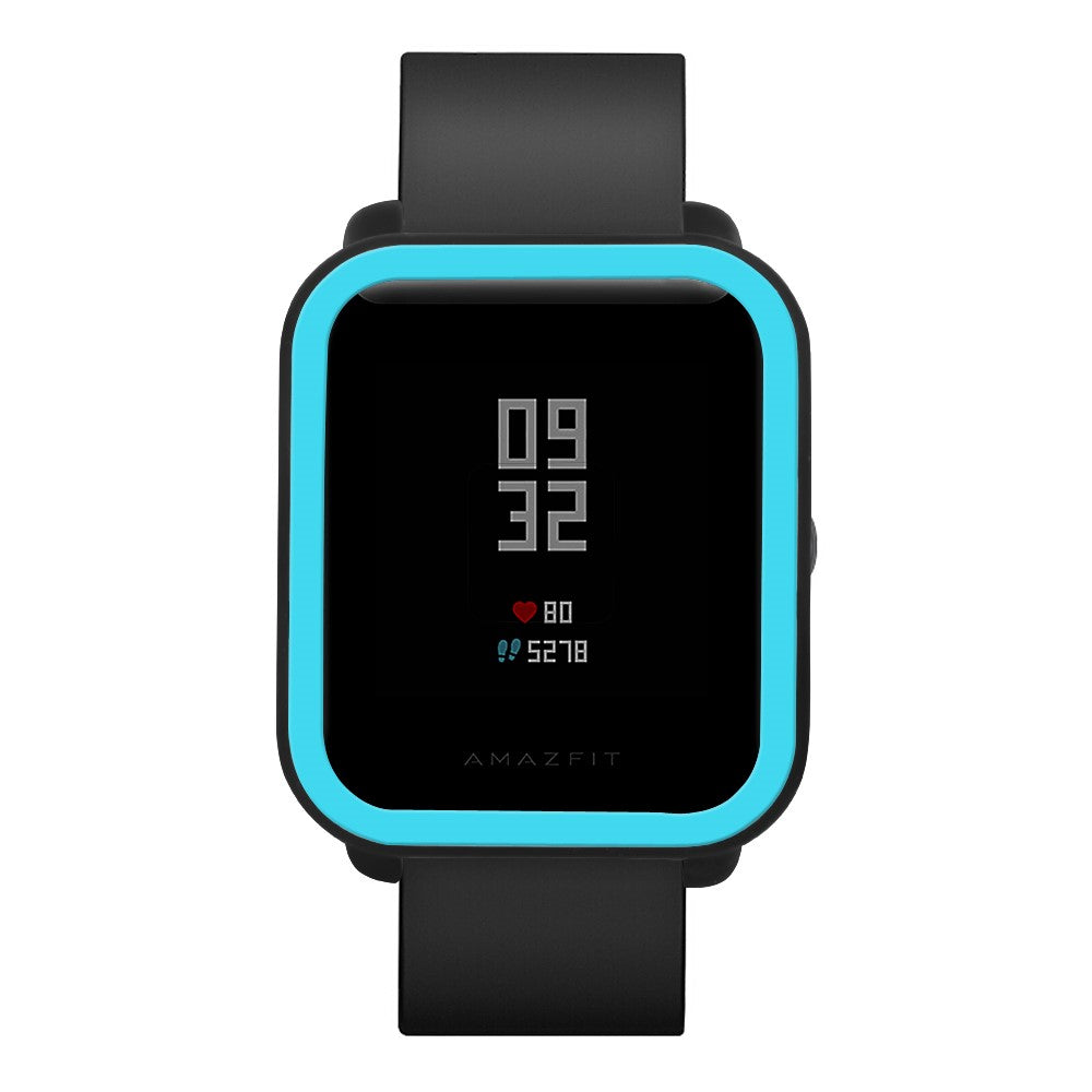 Beskyttende Silikone Universal Bumper passer til Amazfit Bip 1 / Amazfit Bip Lite - Blå#serie_3