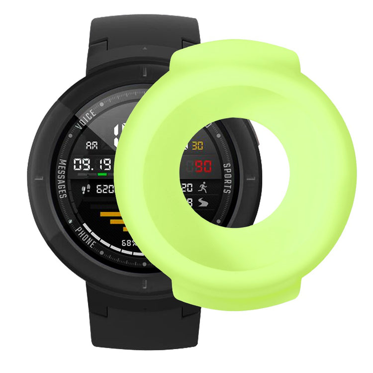 Beskyttende Silikone Universal Bumper passer til Amazfit Verge / Amazfit Verge Lite - Grøn#serie_10