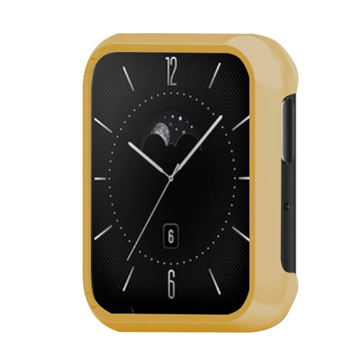 Hårdt Silikone Universal Bumper passer til Oppo Watch 2 (42mm) / Oppo Watch 3 - Guld#serie_6