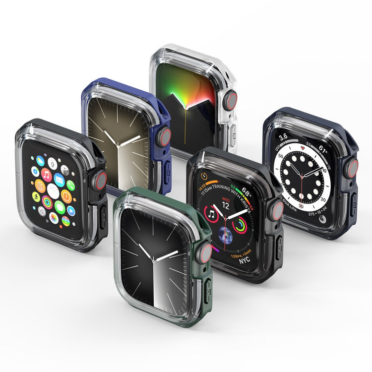 Godt Silikone Cover passer til Apple Smartwatch - Sort#serie_1