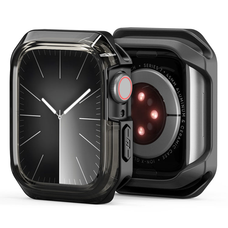 Godt Silikone Cover passer til Apple Smartwatch - Sort#serie_1